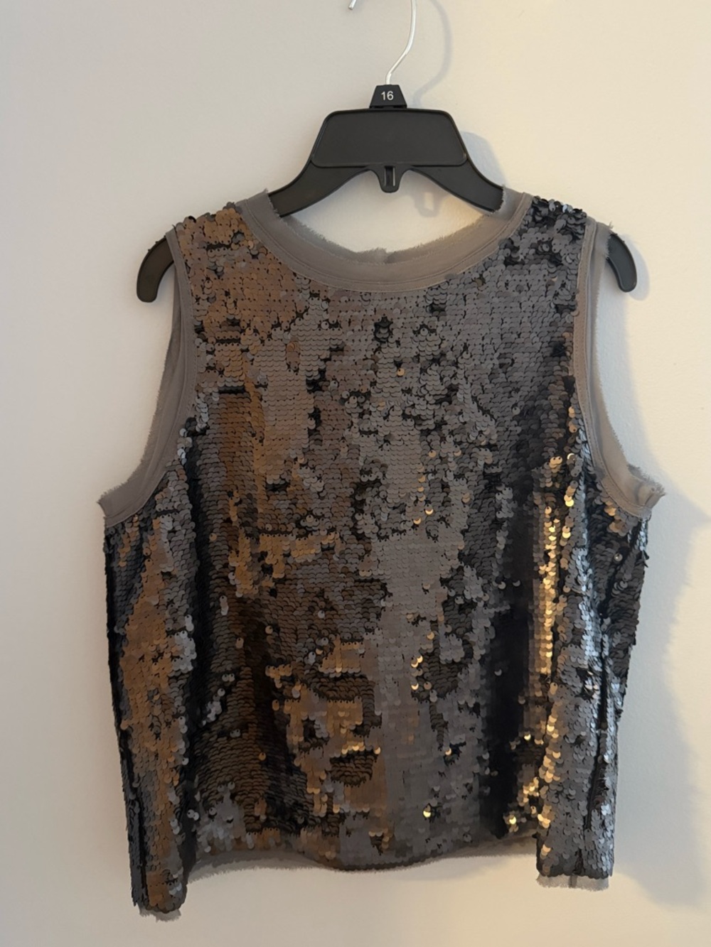 NWT Who What Wear Sequin Top